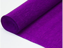 Гофрированная (креп) бумага 180 гр, Италия, цвет фиолетовый, №593