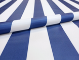 Ткань Оксфорд 240д полоска-синяя-белая