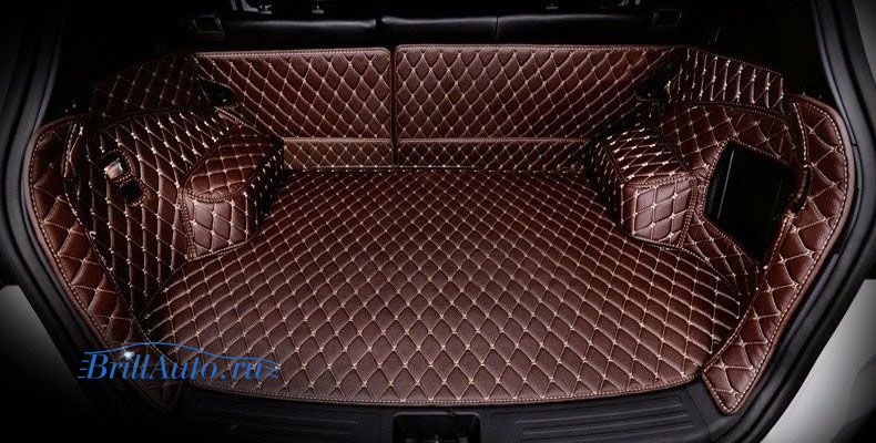 3D 5D коврики из эко кожи в багажник автомобиля