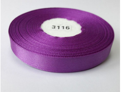Фиолетовая атласная лента 12 мм, 5 метров (69)