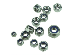 Гайка со стопорный кольцом DIN985 А2, А4