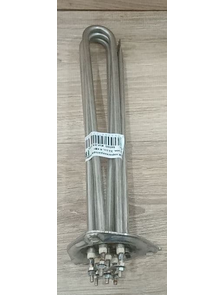 ТЭН для парогенератора посудомоечных машин 6,0 кВт, L=330 мм, треугольный фланец 580060