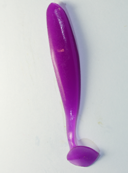 Виброхвосты Viking Малек 75мм, уп-ка 8 шт, цвет Фиолетовый фл.