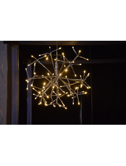 Световая декорация "Еж", 80 теплых белых светодиодов