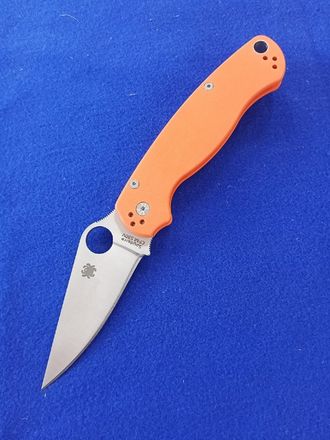 нож spyderco (orange)