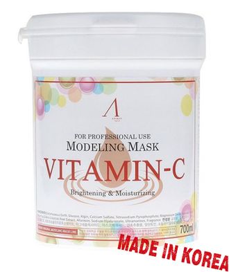 Альгинатная маска "Ankin" Modelling Mask - VITAMIN C (for Professional use) 700 ml - Южная Корея