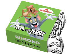 Том и Джерри Жевательные конфеты со вкусом Яблока 11.5гр (40)*18