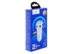 Автомобильное зарядное устройство Hoco Z40, 2 USB - 2.4 А