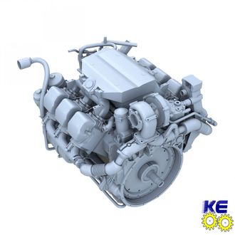 3D68E-3 двигатель KOMATSU для KOMATSU PC12R-8