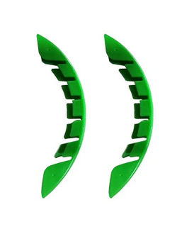 Бампер для горных лыж универсальный зеленый