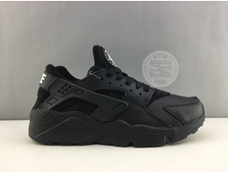 Nike Huarache черные/кожа (36-39) Арт: 006М
