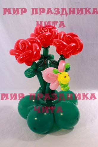 Букет Розы с бабочкой Букет Розы с бабочкой