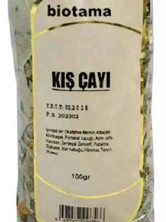 Чай натуральный травяной &quot;Зимний&quot; (Kis Cayi), 100 гр., Biotama, Турция