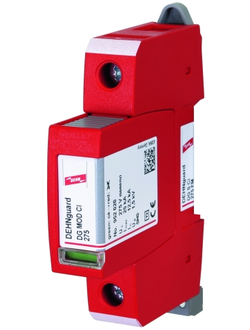 952099 Штекерное однополюсное УЗИП класса II со встроенным предохранителем DEHNguard S DG S CI 275 FM с контактом для удаленной сигнализации