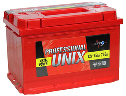 Аккумулятор Unix Professional  75 Ач п/п
