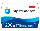 PlayStation Store Карта оплаты 200 zł (PLN/Польша) (ключ активации)