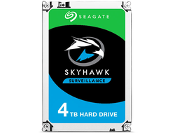 Жесткий диск HDD 4000 Gb Seagate SkyHawk ST4000VX013, 3.5", 256Mb, SATA III