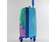 Детский чемодан на 4 колесах Слоник - голубой