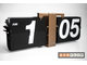 flip clock bronze