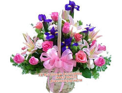 Корзина роз Сладкая Искренность