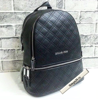 Рюкзак Michael Kors Quilted Large Black / Чёрный