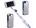Защитная крышка - монопод Bluetooth iPhone 6Plus/7Plus/8Plus 5,5&#039; серебристо-черный с пультом ДУ
