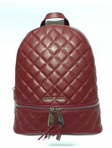 Рюкзак Michael Kors Rhea Quilted Large Bordo / Бордовый