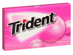 Жевательная резинка Trident Bubblegum (США)