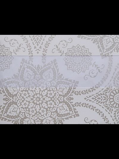 Х2422, рулонные шторы день-ночь с орнаментом. 40-50%