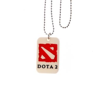 Кулон Белый логотип Dota 2
