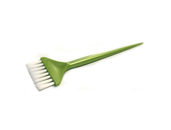 Кисть для кератинового выпрямления и ботокса волос (green)