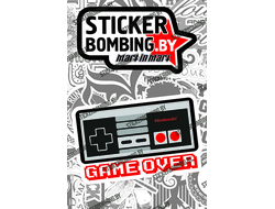 стикер - Game Over Nintendo