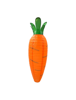 Бумажный фонарик морковь