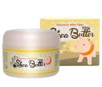 Elizavecca Крем Универсальный Питательный МАСЛО ШИ Milky Piggy Shea Butter 100%, 88 гр. 750192