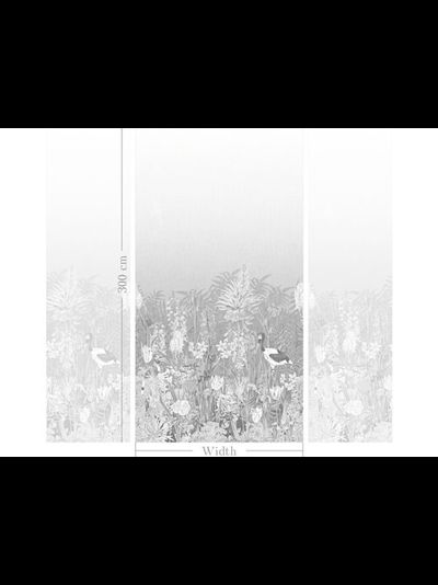 FA1025. Растения и птицы в винтажном стиле