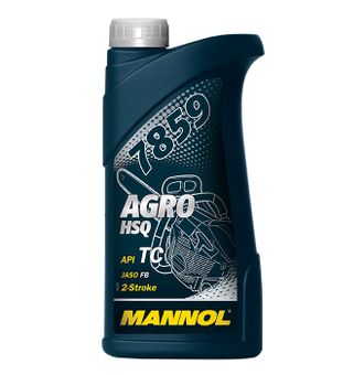 Масло моторное 7859 MANNOL Agro for HUSQVARNA 1 л. синтетическое  для двухтакт. двиг. с/х техники Husqvarna