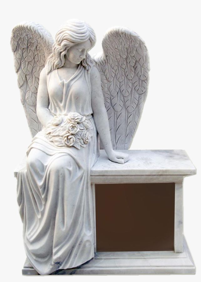 скульптура ангела на могилу