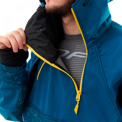 Анорак мужской сноубордический DF UKTUS Man Dark Ocean-Yellow 800240-450