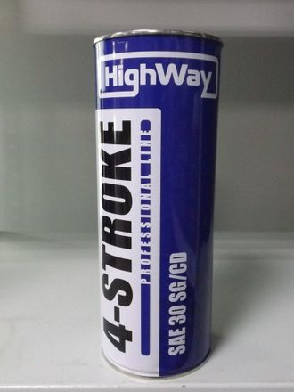 Масло моторное HighWay 4T SAE 30 SG/CD 1л.