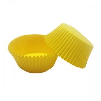 Бумажные формы для кексов Желтые, 50*30 мм, 25 шт