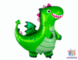 Шар Динозавр  80 см ( шар + гелий + лента)