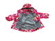 Демисезонный мембранный костюм для девочки MALITUTU цвет ярко-розовый