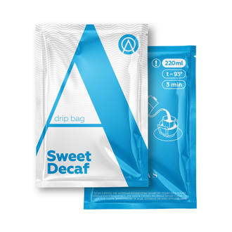 Кофе SWEET DECAF без кофеина молотый в дрип-пакете на 1 порцию, 15 гр