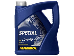 08048 Масло моторное MANNOL  Special SAE 10W40 API SG/CD полусинтетическое 5 л.