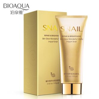 BIOAQUA Пенка для умывания с муцином Улитки SNAIL, 100 гр. 783581