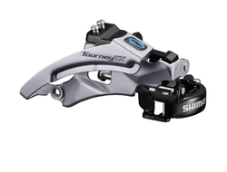 Передний перключатель Shimano TOURNEY FD-TX800-TS6 3x7/8 ск, ун. тяга, ун. крепление на хомут 42/48T