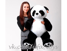 Мишка - панда с шарфом 110 см.
