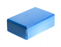 Блок для йоги "Альфа Каприз" BF-YB02, синий/фиолетовый цвет