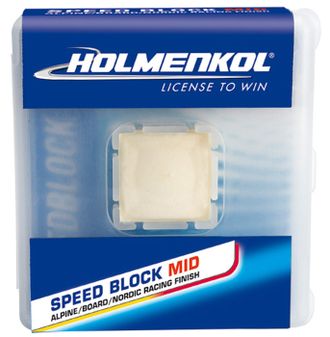 СПРЕССОВАННЫЙ ГОНОЧНЫЙ ПОРОШОК HOLMENKOL SPEEDBLOCK MID на старый и сухой снег -2 -10°С 24353