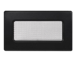 Решетка вентиляционная FireWay, 11*17 см, для камина, черная